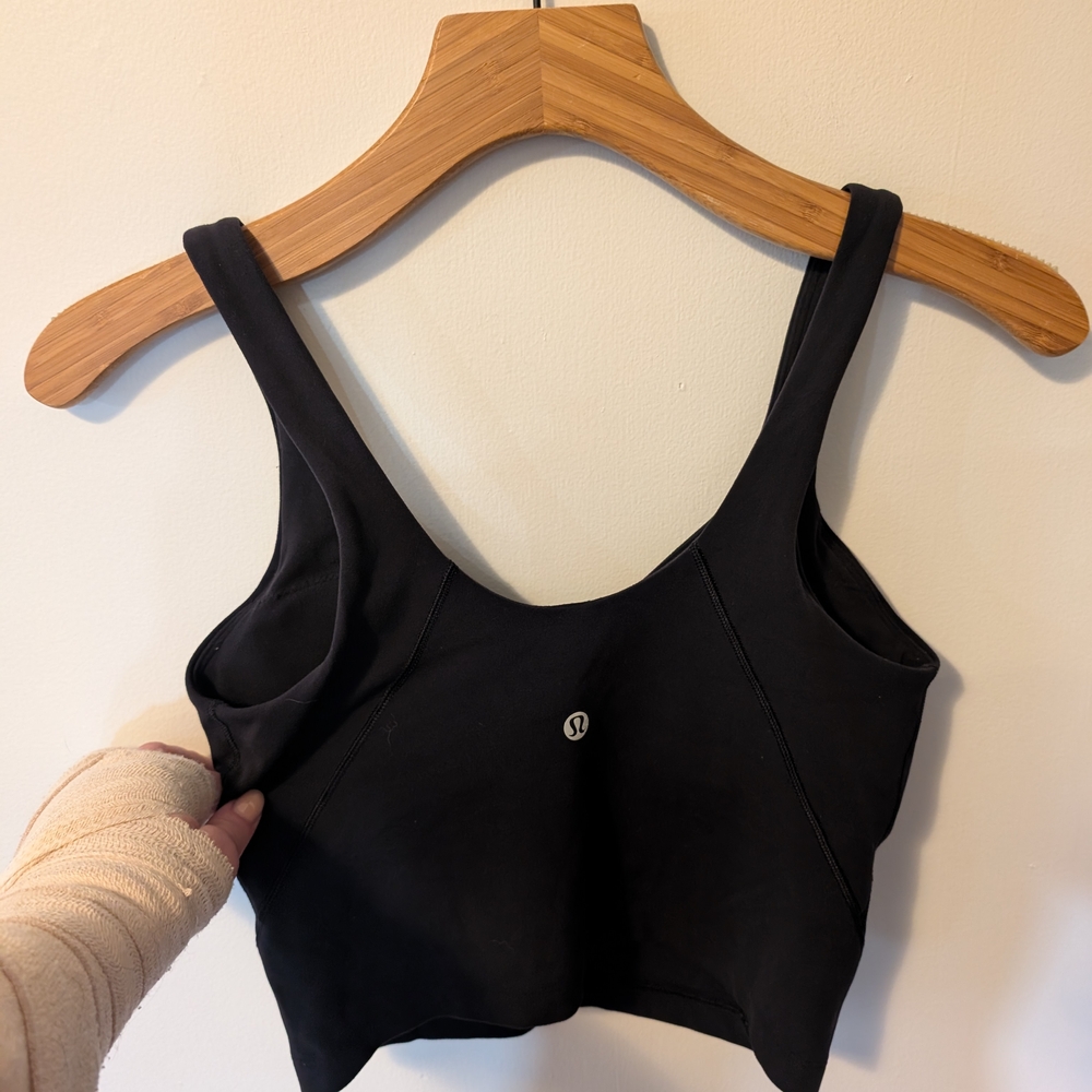 Lululemon Align Crop Top With Pure Barre Logo - Picture 7 of 10